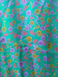 Floral Print Chiffon Saree