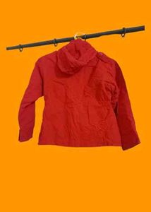 Cotton Embroidery Jacket With Hudie