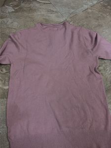 Stylish Pink Embellished Sweater