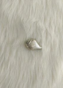 Pure Silver Seashell For Pooja Used ( Shunk)