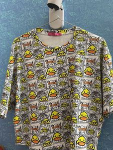 Cartoon Duck Graphic Tee