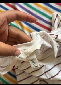 Striped Casual T-Shirt- H&amp;M