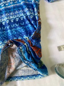 Patterned Long Sleeve Top 36-40 Stretchy