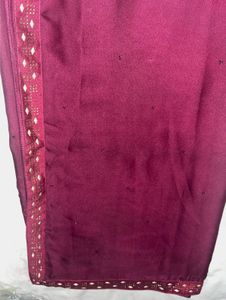 Old Beautiful Stone Work Saree