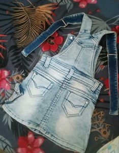 Cute Denim Jumper Dress