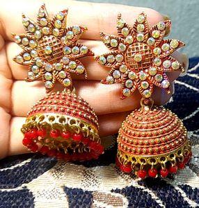 Statement Jhumka Earrings