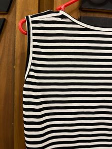Striped Dress with Duster