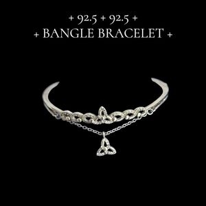 92.5 Silver Bangle Bracelet