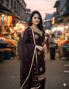 Embroidered Salwar Suit Set