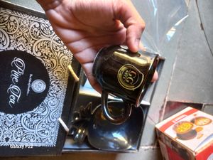 Ceramic Cup With Plastic Tray