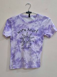 H&M Tie Dye Graphic Tee