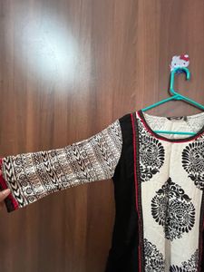 Black &amp; White Kurta