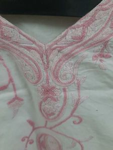 White Kashmiri EMBROIDERED Top