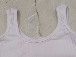 White Cut Sleeves Crop Top