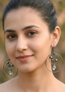 2 Silver Tone Earring