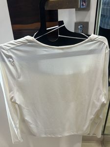 White Long Sleeve Top