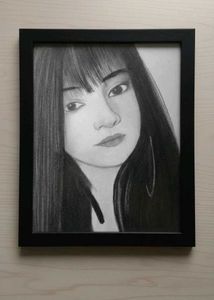 Framed Portrait Sketch
