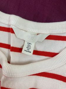 H&M Striped Top - Size L