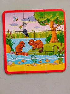 Kids Combo Activity And 6 In 3 Reversible Puzzle