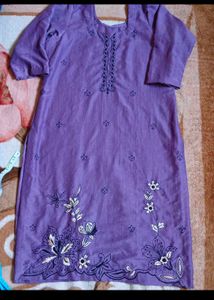 Elegant Purple Kurta