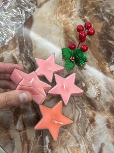 Scented Tealight Star Shape Candles-10pcs
