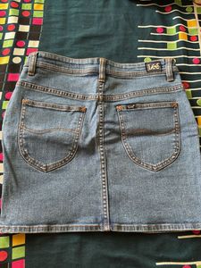 Lee Denim Mini Skirt