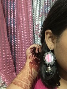 Mirror Jhumka Earrings