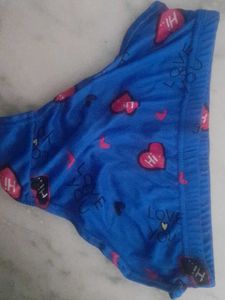 Blue Love Print Brief