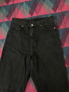 Charcoal Black Monki Mom Jean