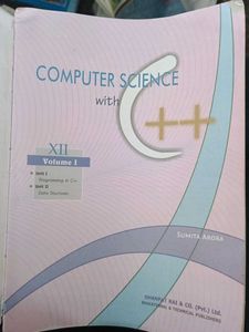 Computer Science with C++ Sumita Arora