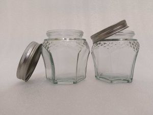 Glass Jar For Sugar And Tea