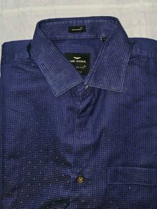 Park Avenue Blue Checkered Shirt
