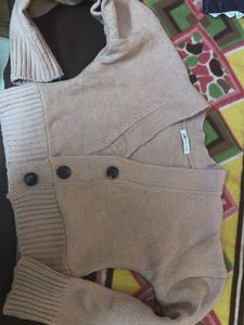 Pink Cropped Cardigan