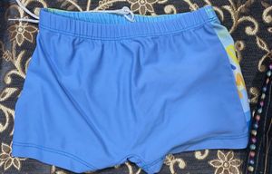 Cute Yellow Skirted Swimsuit