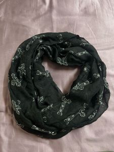 Cross Print Scarf