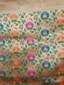 Floral Zari Saree