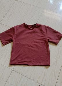 Burgundy Crewneck Sweatshirt