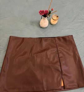 H&M Leather Skirt
