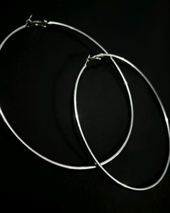Latest Trendy Silver Plated Circular Alloy Metal E