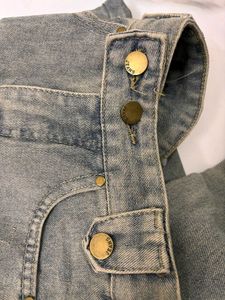 Vintage Wash Denim Jeans