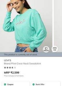 Levis Sweatshirt Brand New Without Tag