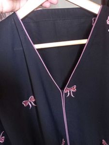Z Black Stone Work Abaya Xl Size Unused