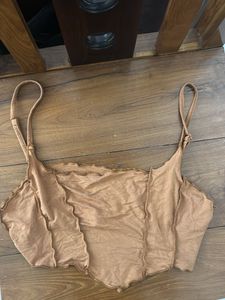 Brown Corset Top