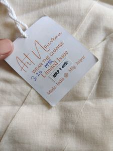 Pure Cotton Dress Material (Off-white)