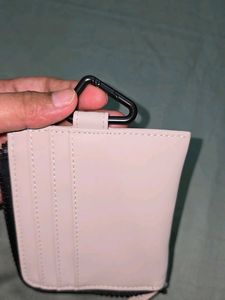 Rubberised Off White Wallet