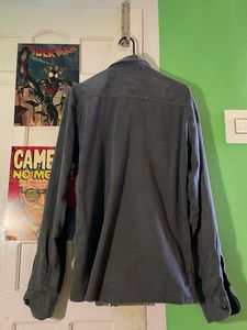 Vintage Grey Button-Down Shirt