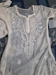 Chikankari Kurti Like New