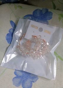 Beaded Hoop Earrings