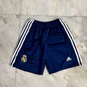 ADIDAS REAL MADRID NAVY BLUE 3 STRIPES SHORTS