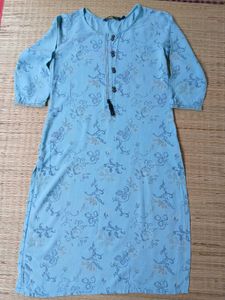 Avaasa Blue Printed Kurthi💙 Only ₹99 [XS 82cm]